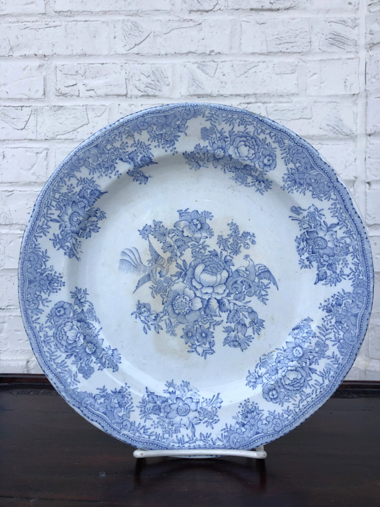 Mid 1800's English Asiatic Pheasant Dinner Plate - 2