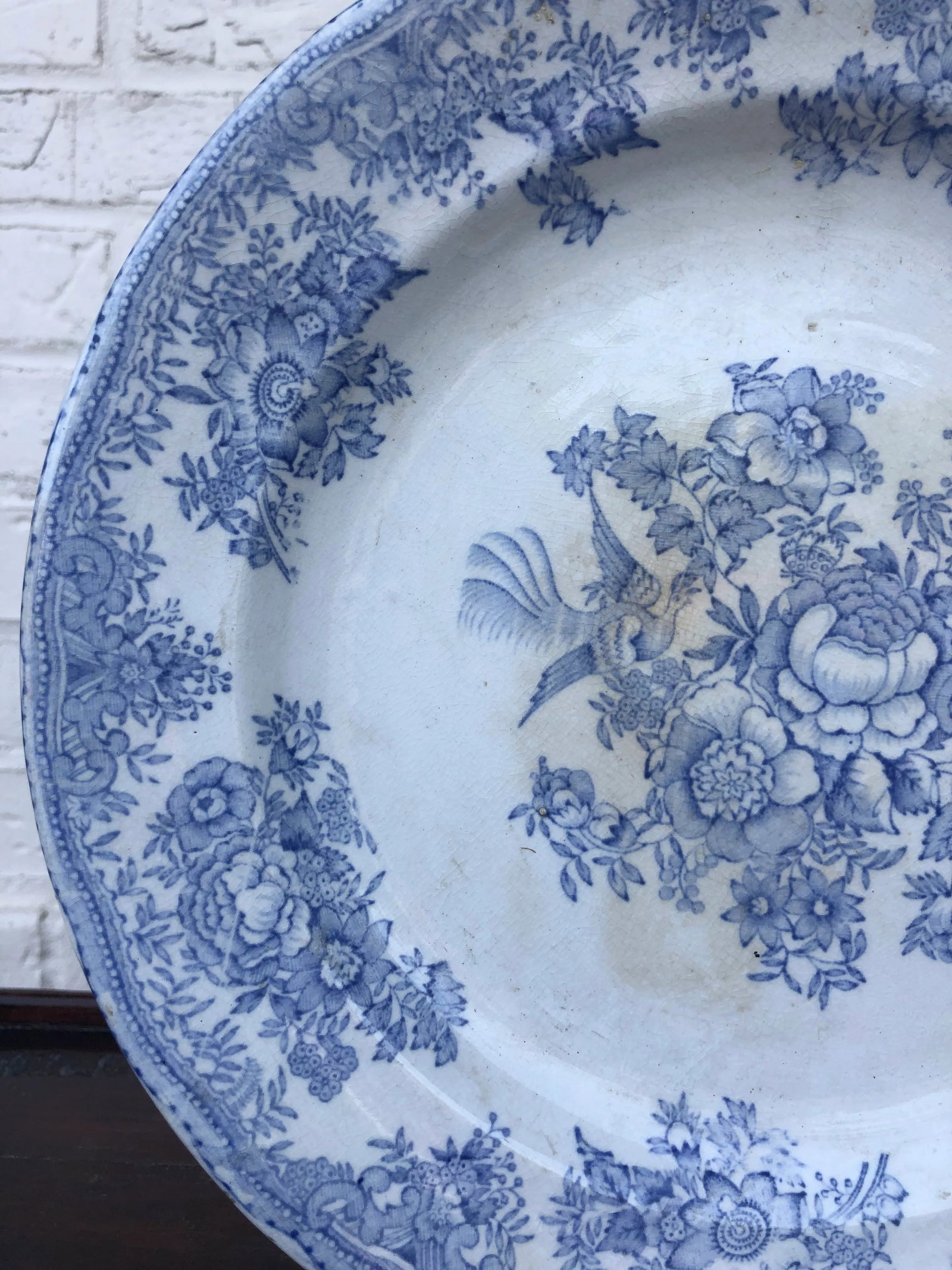 Mid 1800's English Asiatic Pheasant Dinner Plate - 3