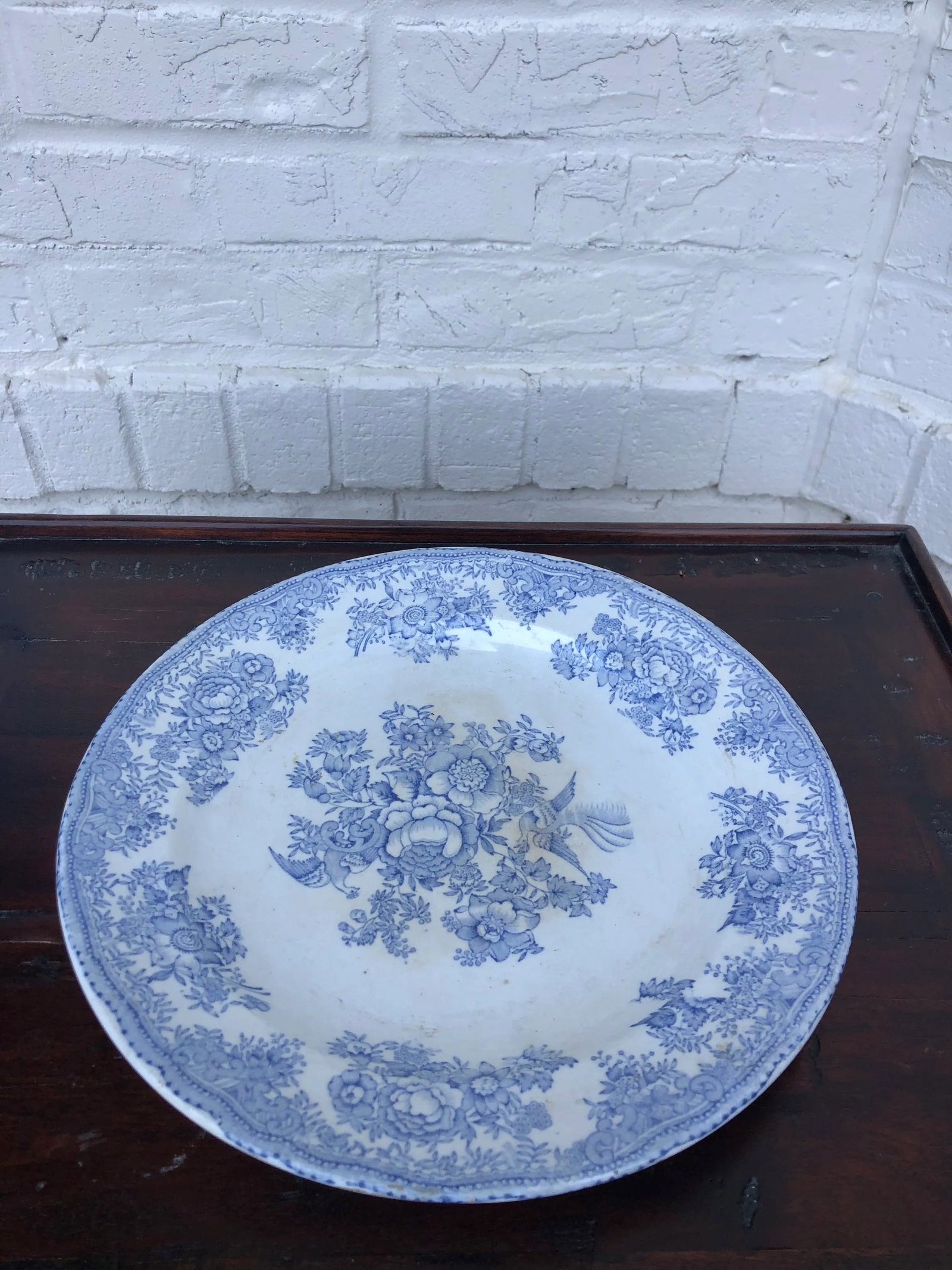 Mid 1800's English Asiatic Pheasant Dinner Plate - 7