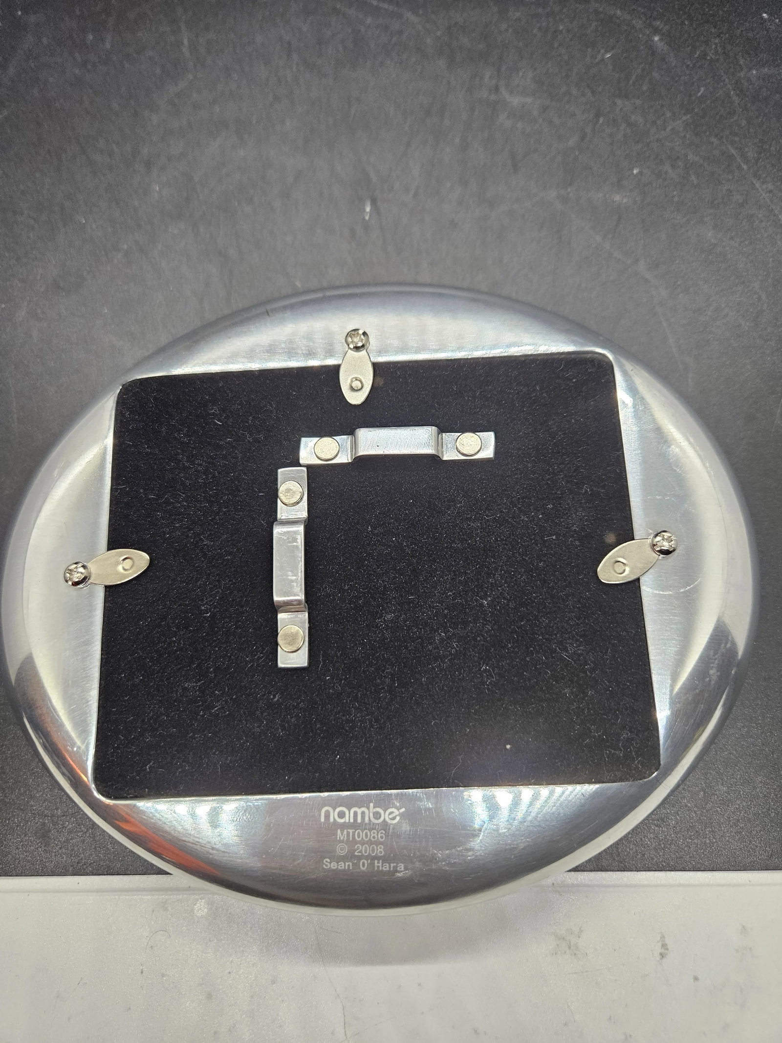 Nambe Bubble Silver Plated Picture Frame - 3