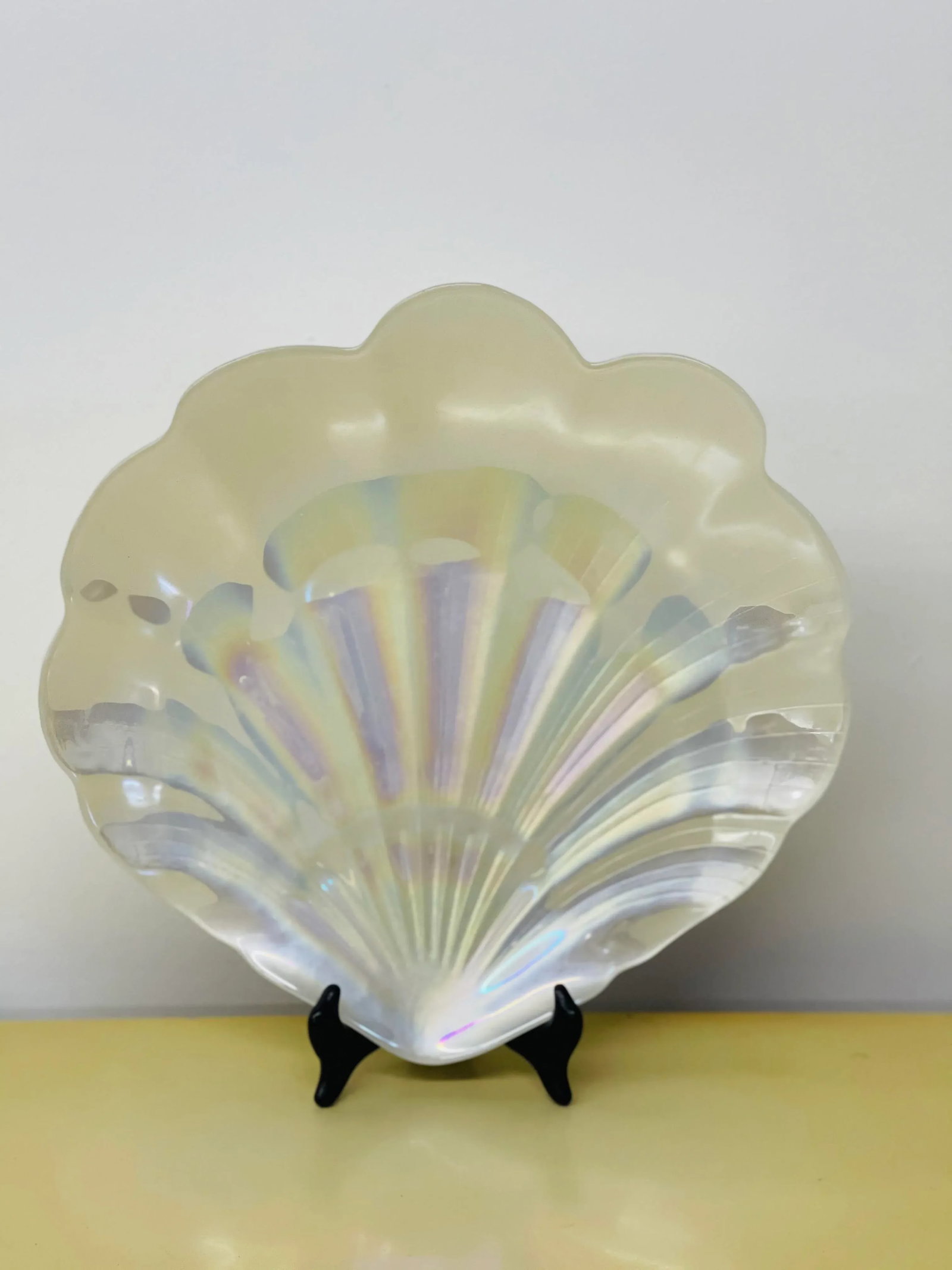 Pearlescent Seashell Plate Set - 9
