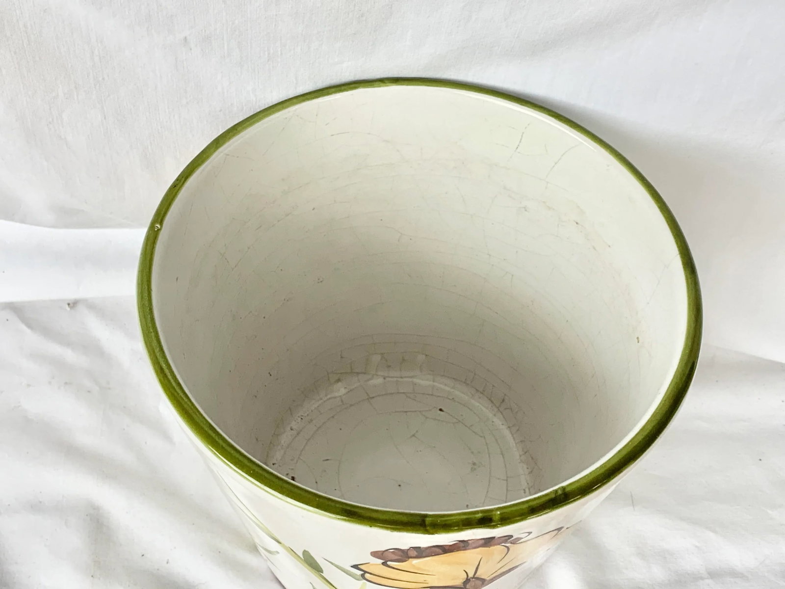 Vintage Italian Floral Cachepot - 4