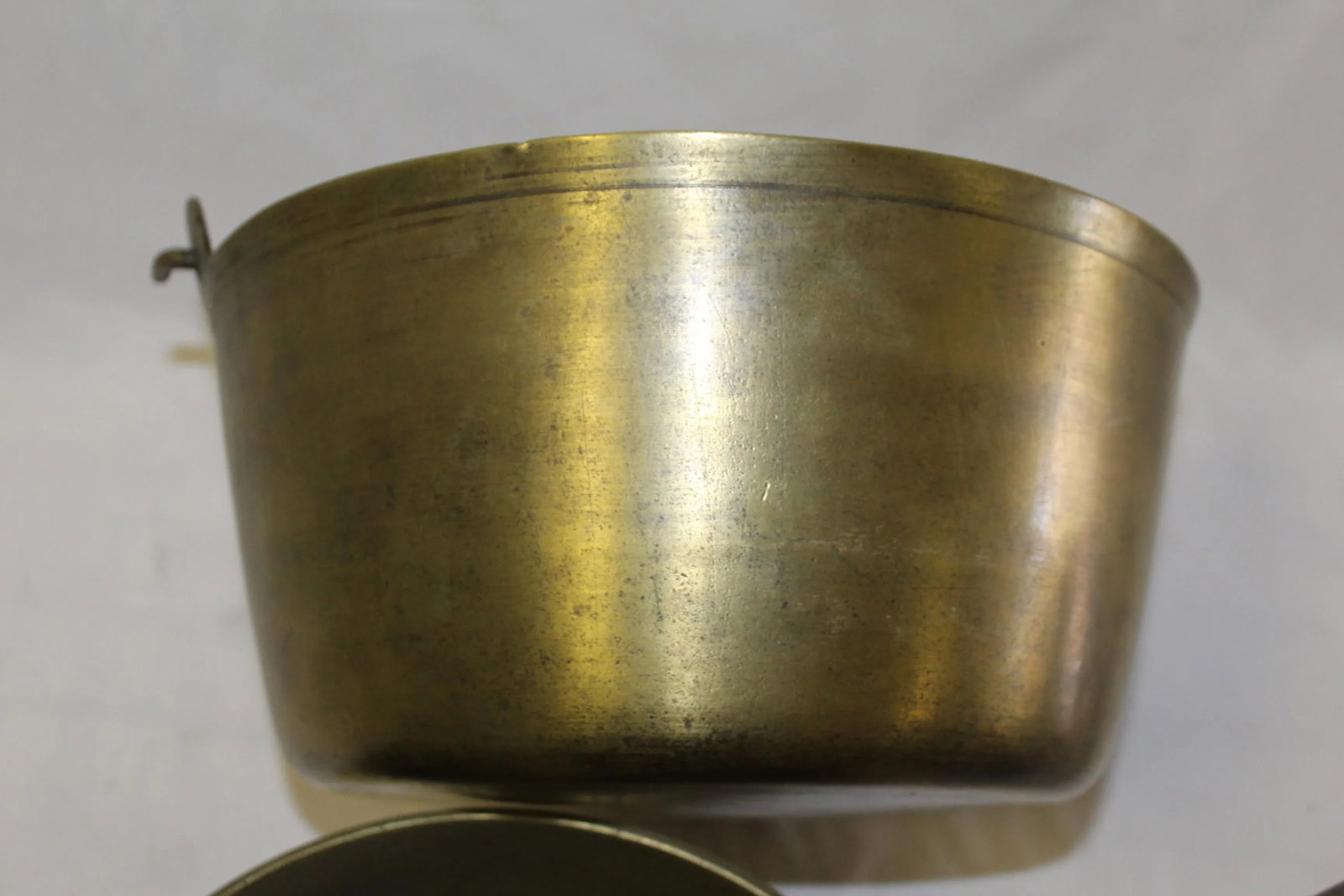 Antique Early 20th Century Brass Jam Pots, England - Set of 6 - 4