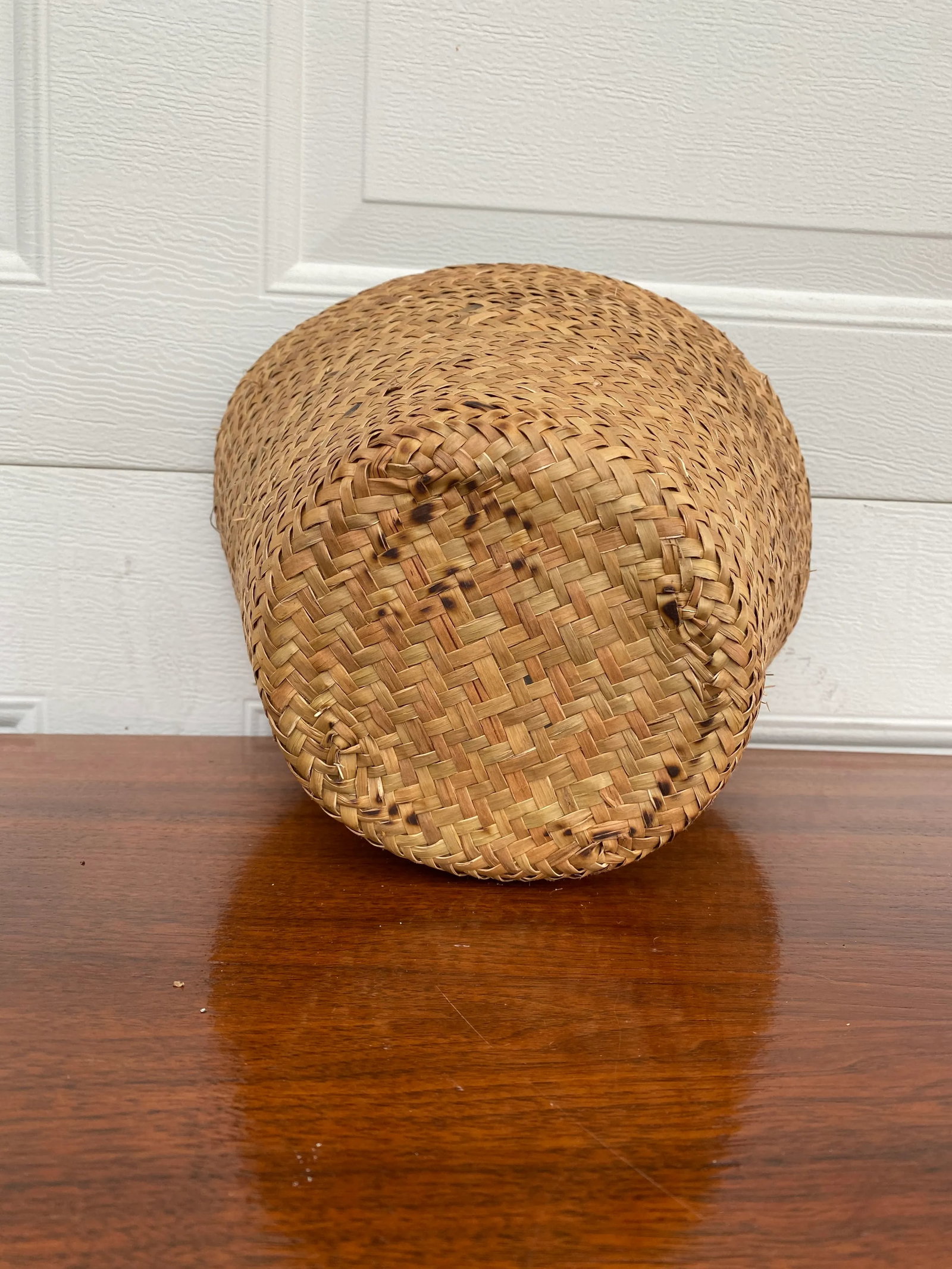 Hand Woven Rattan Wicker Grass Basket - 4