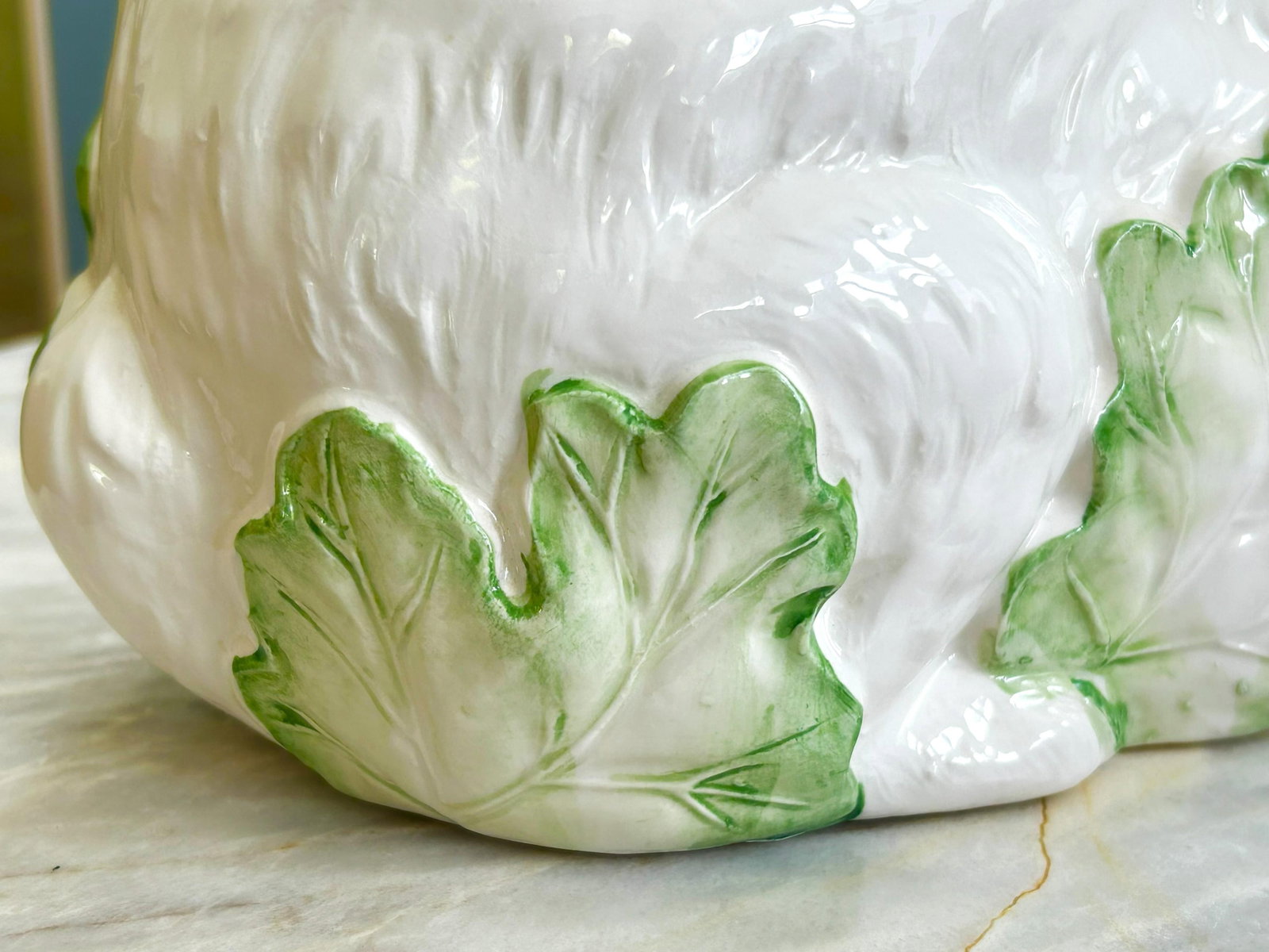 Vintage Hand Painted Bunny Rabbit Planter - 4