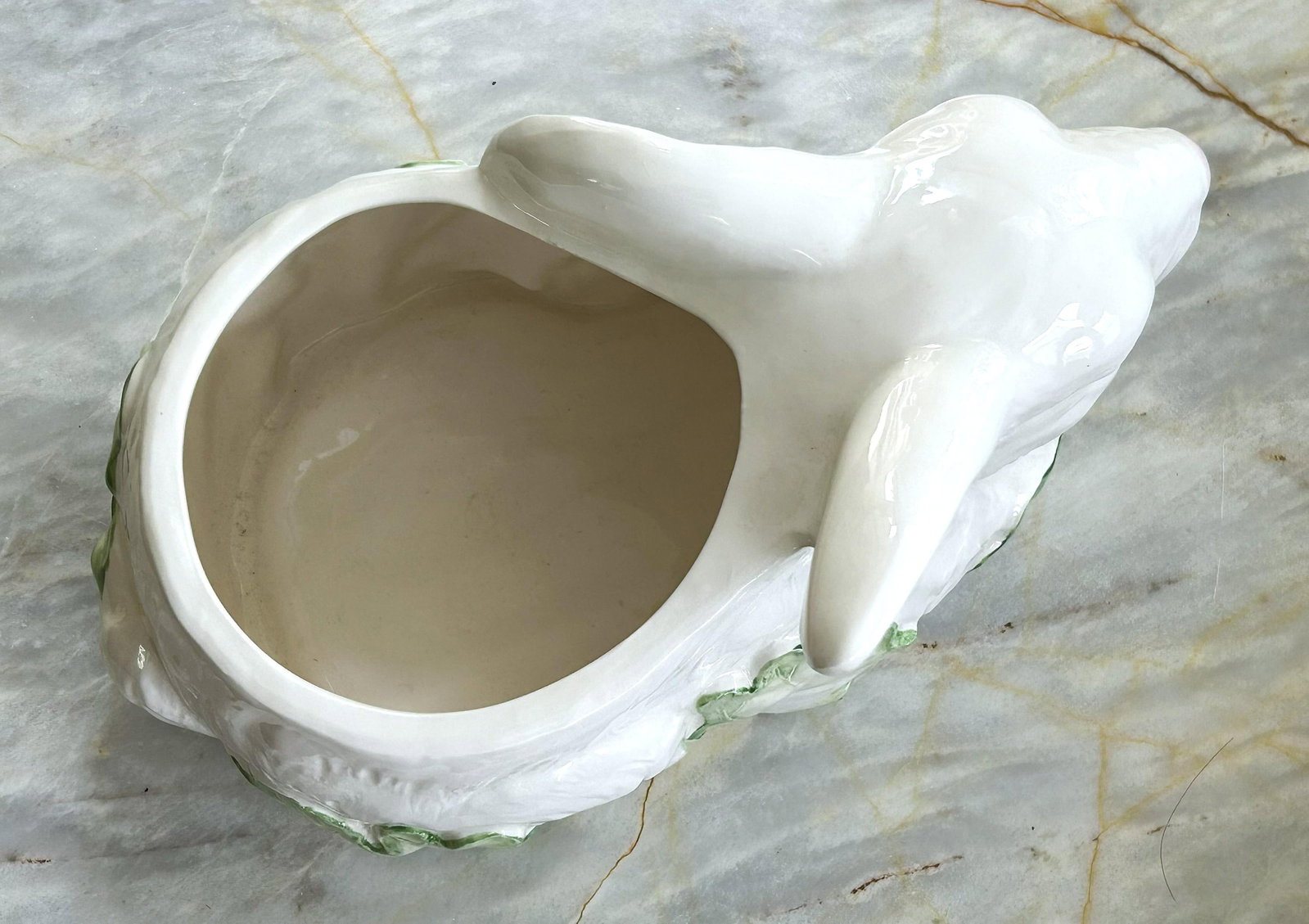 Vintage Hand Painted Bunny Rabbit Planter - 5