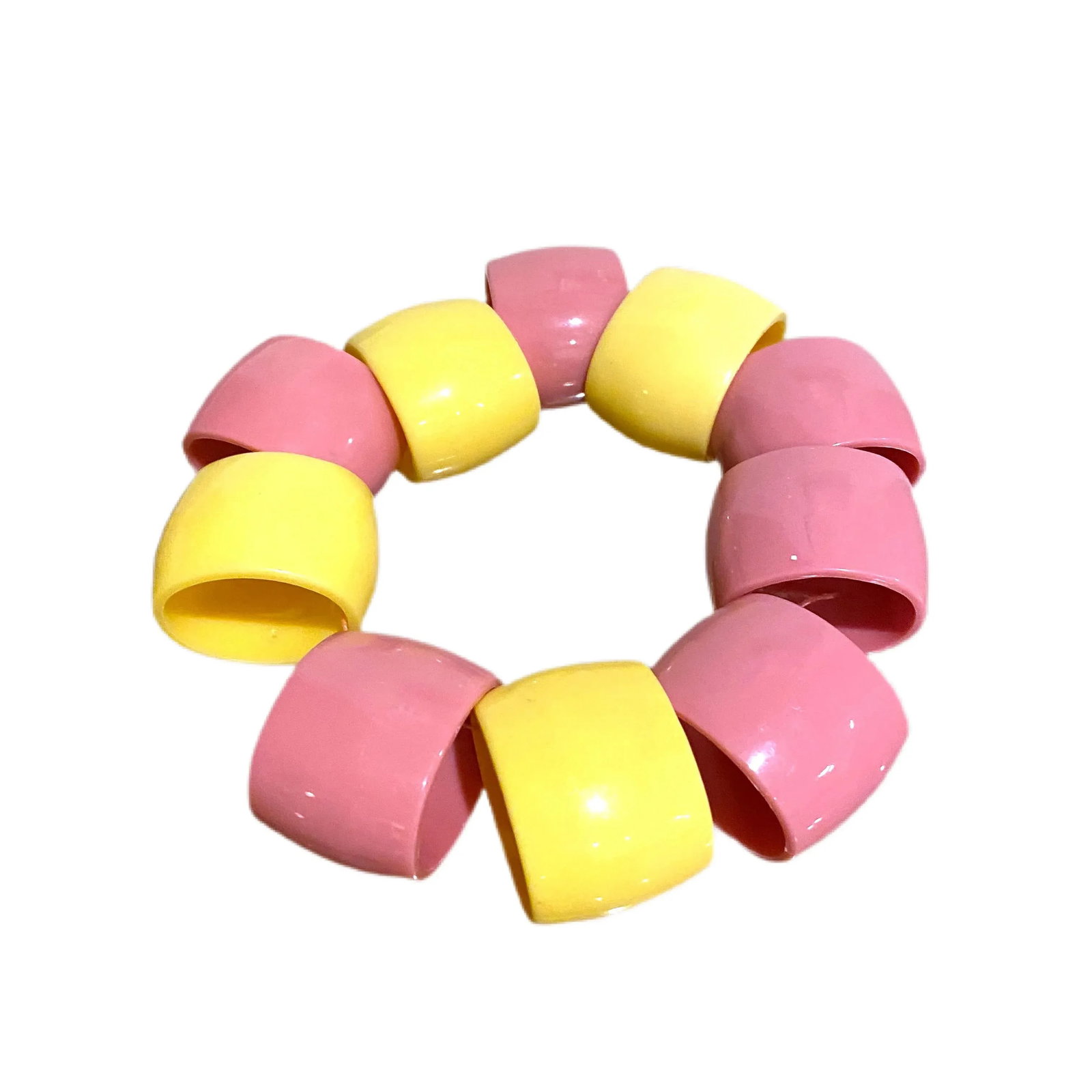 Postmodern Pastel Napkin Rings - 3