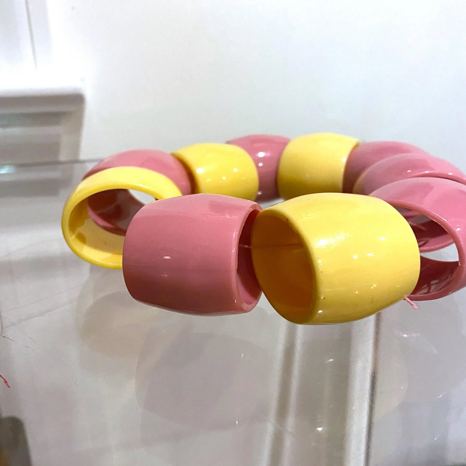 Postmodern Pastel Napkin Rings - 4