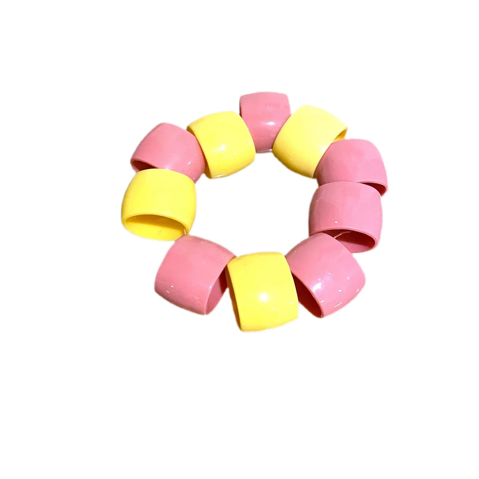 Postmodern Pastel Napkin Rings - 6