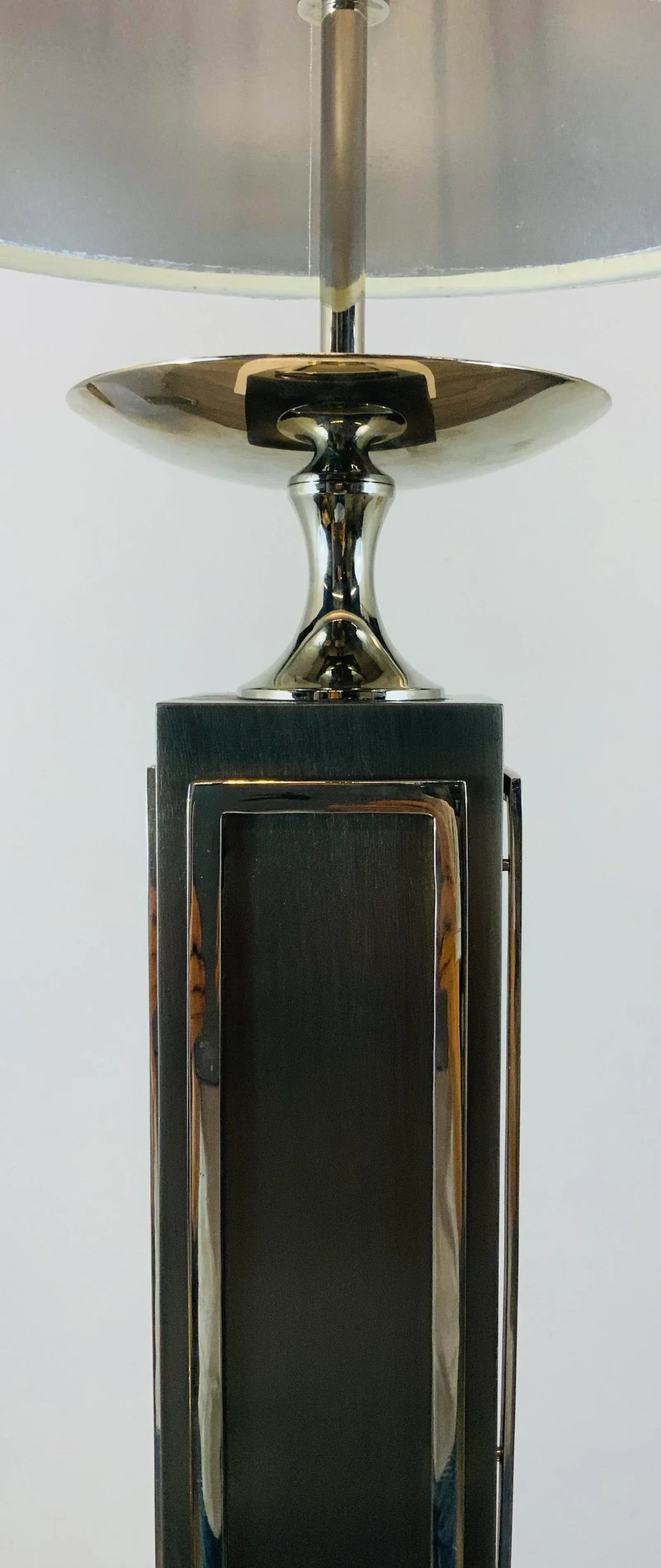 Global Views Modern Polished Nickel Grecco Table Lamp - 4