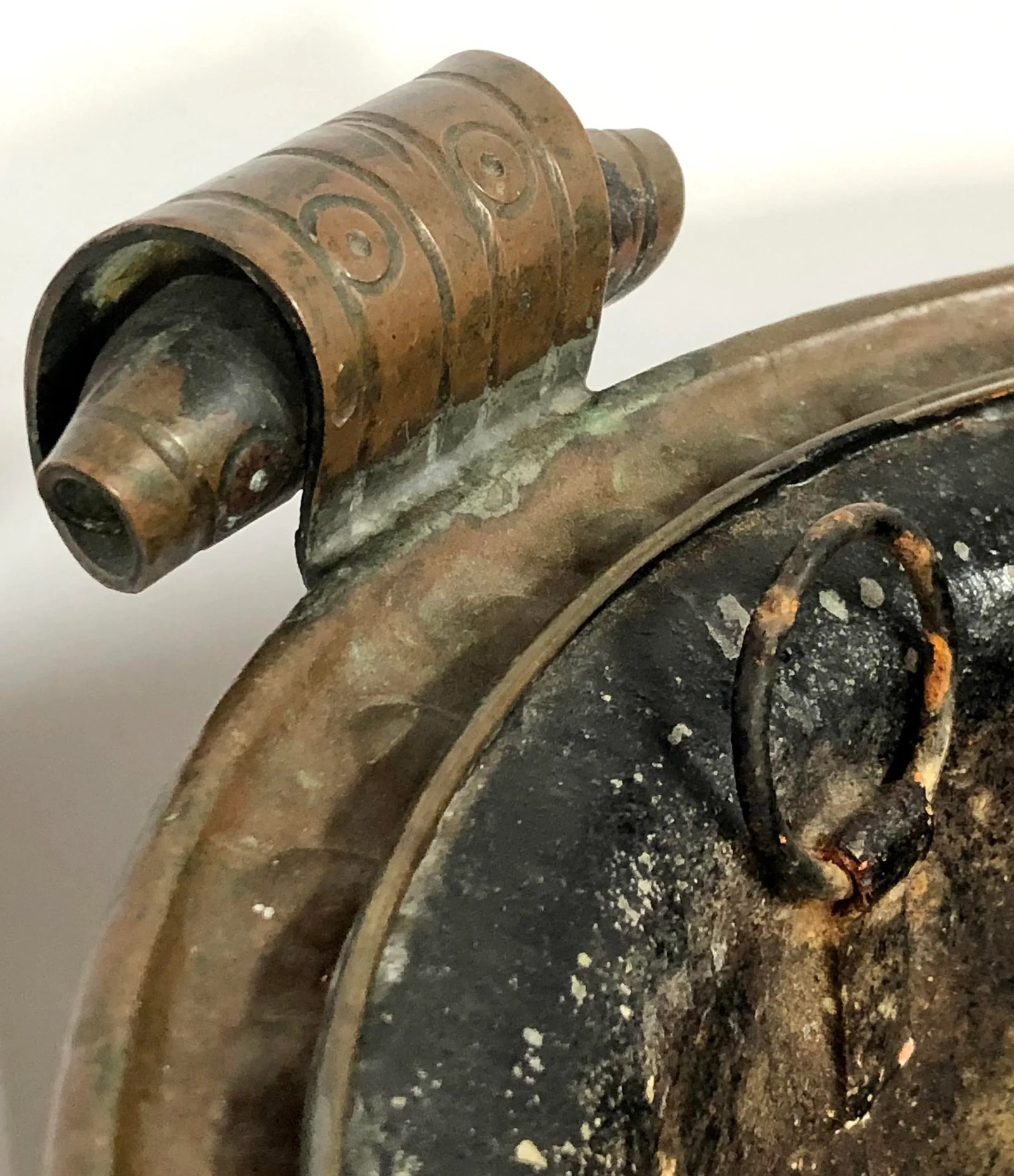 Copper Jardiniere With Liner - 6
