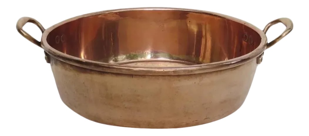 English Very Copper Cream Preserves Pan Pot by Benham & Froud Retailed by Harrods London (1 of 10)