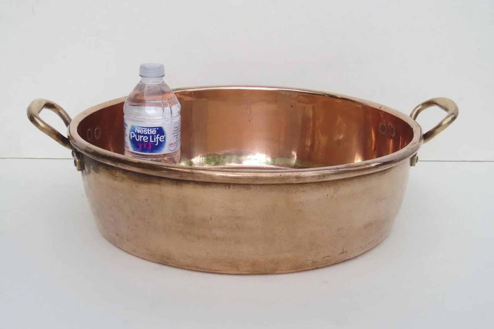 English Very Copper Cream Preserves Pan Pot by Benham & Froud Retailed by Harrods London - 7