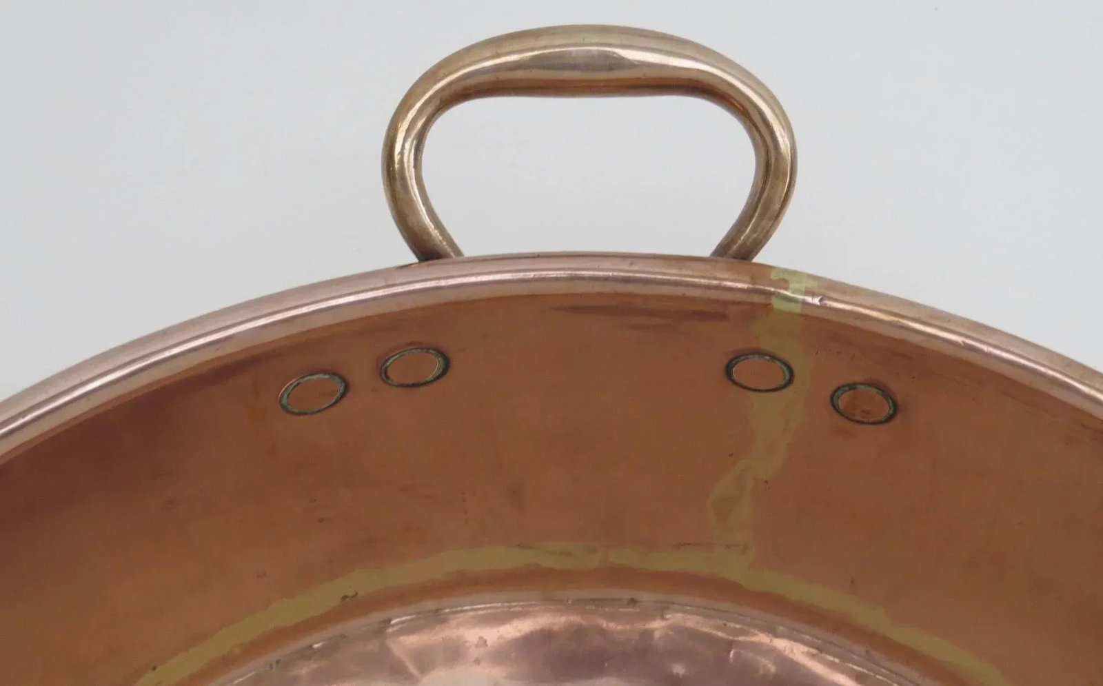 English Very Copper Cream Preserves Pan Pot by Benham & Froud Retailed by Harrods London - 9