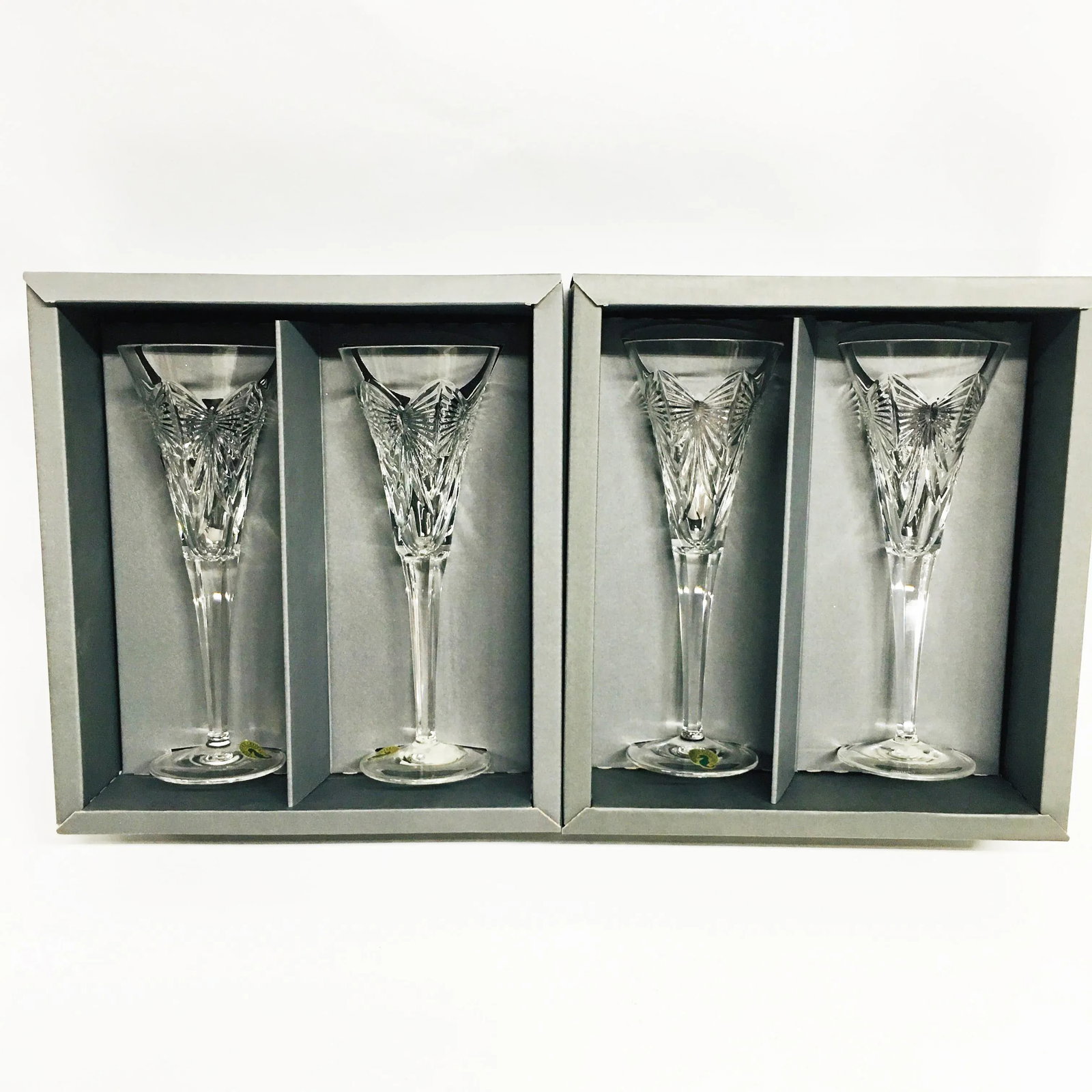 Vintage Waterford Crystal Champagne Stemware- Set of 4 - 3