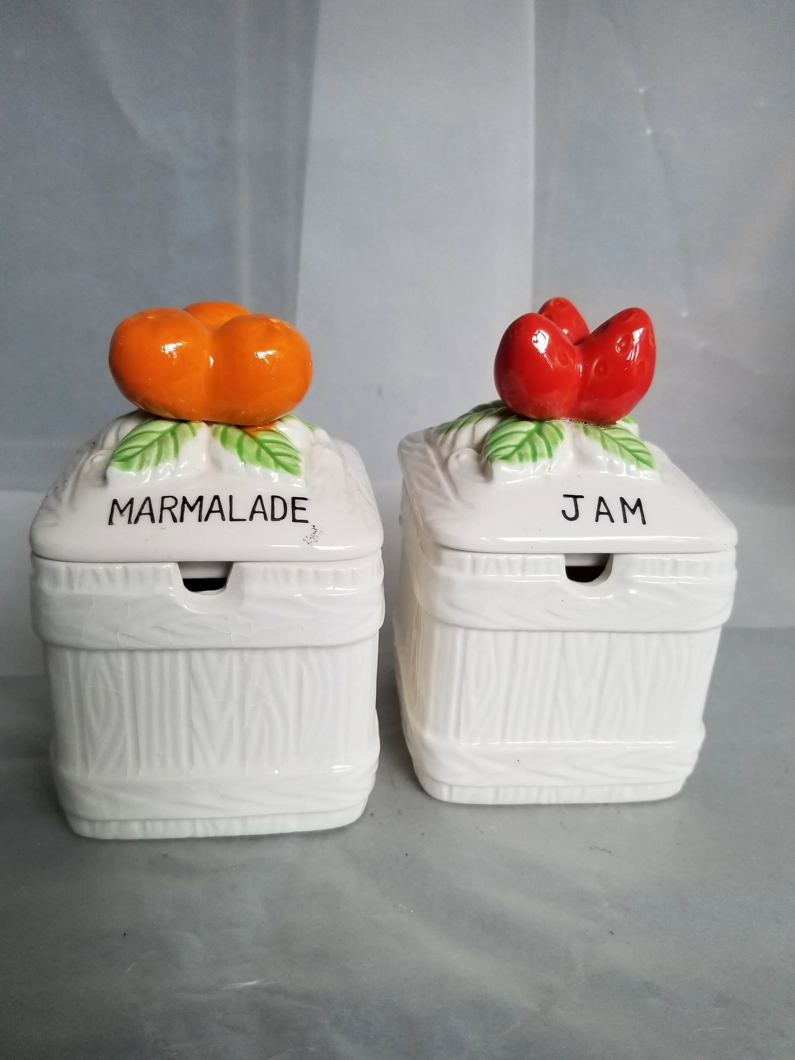 1960s Retro Marmalade & Jam Jars- a Pair - 5