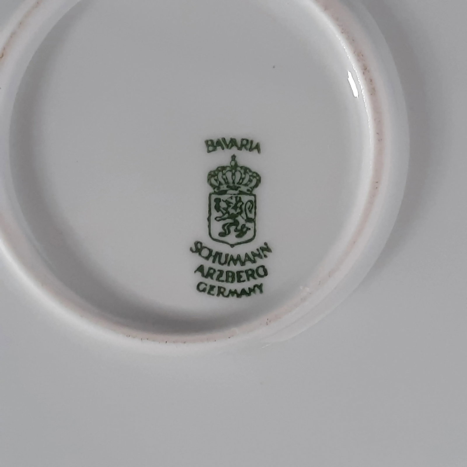 Vintage 1955 Schumann E & R Wild Rose Chop Plate Round Platter - 12