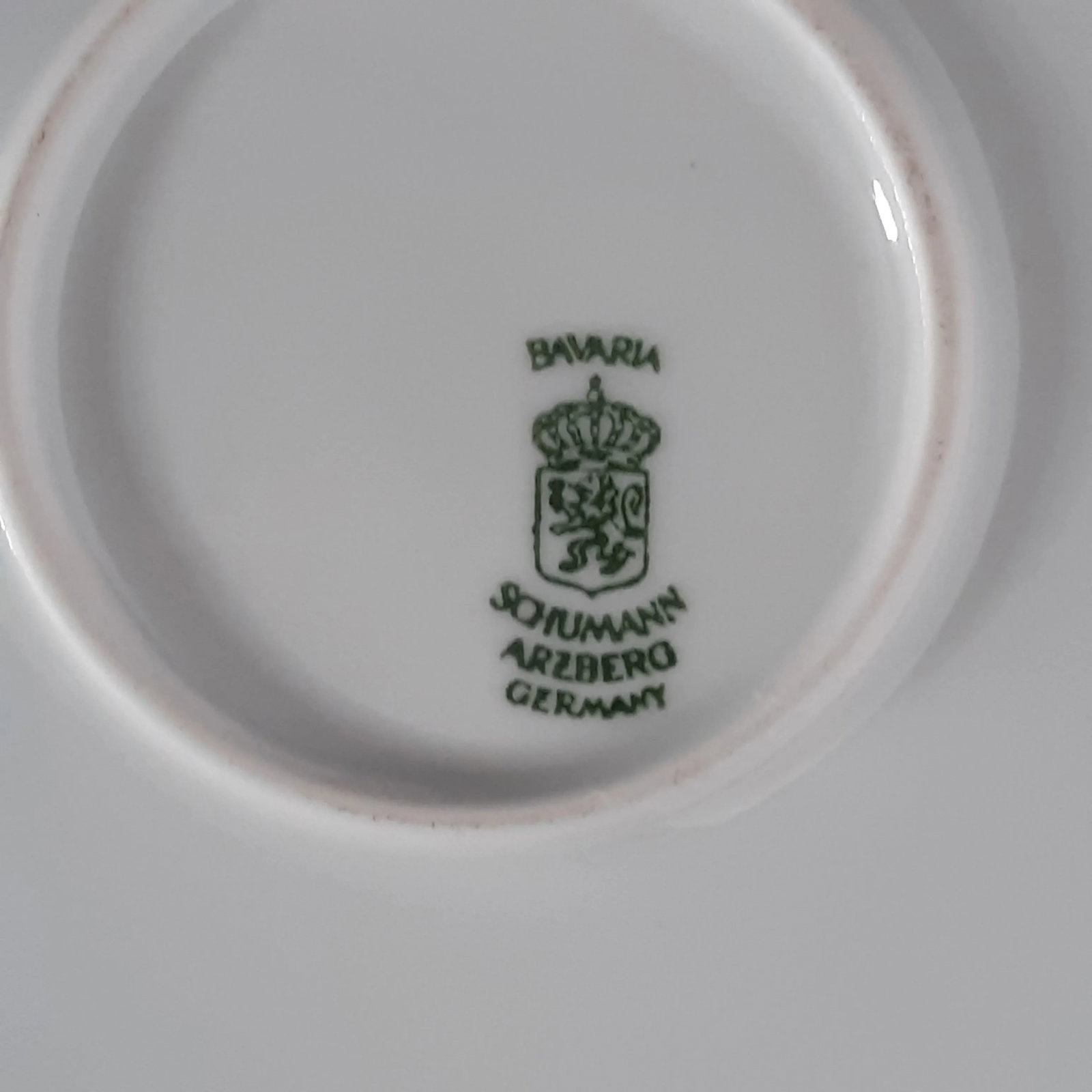 Vintage 1955 Schumann E & R Wild Rose Chop Plate Round Platter - 9