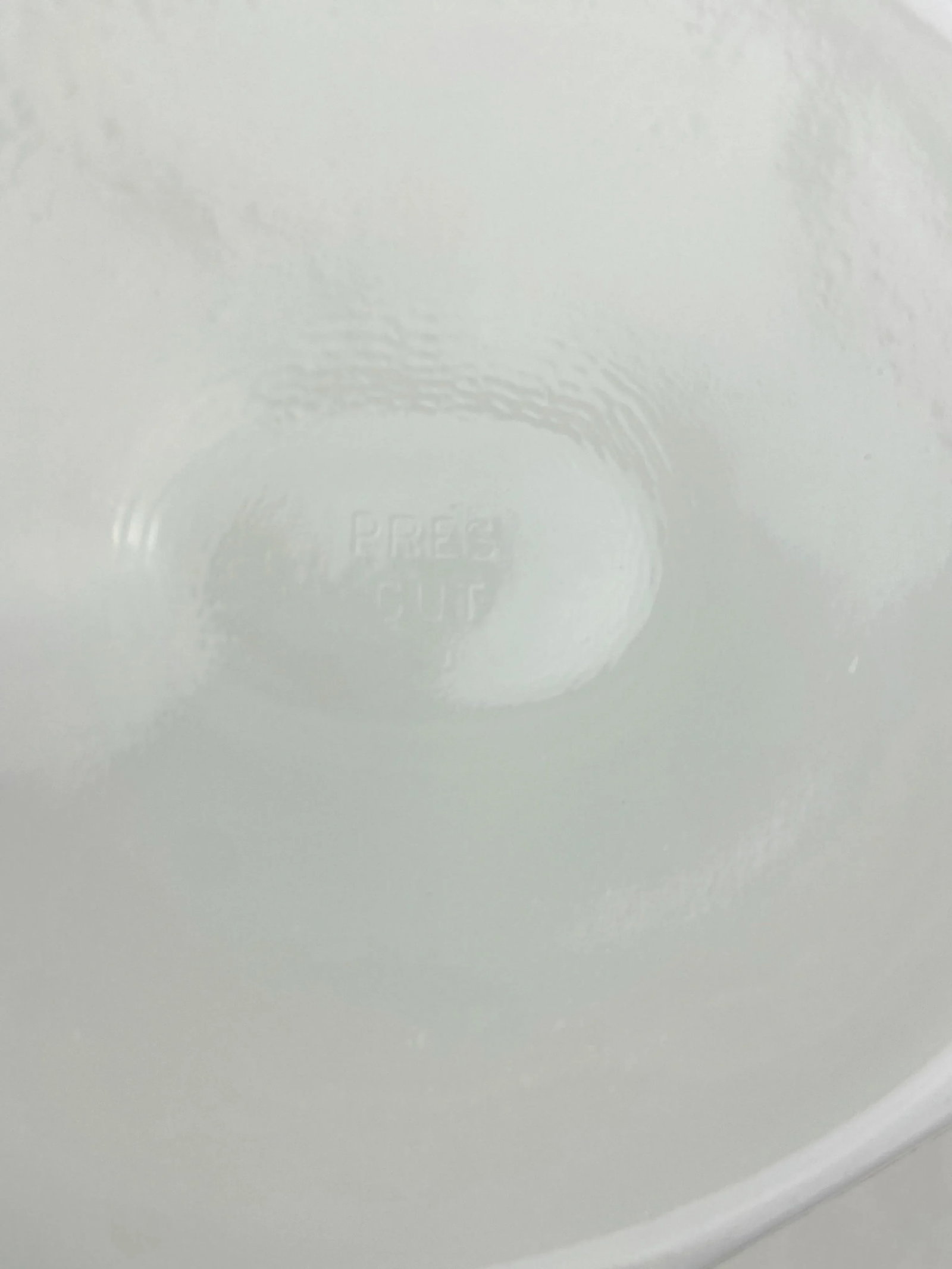 1960s Kemple Toltec Milk Glass White Oval Pedestal Bowl - 6