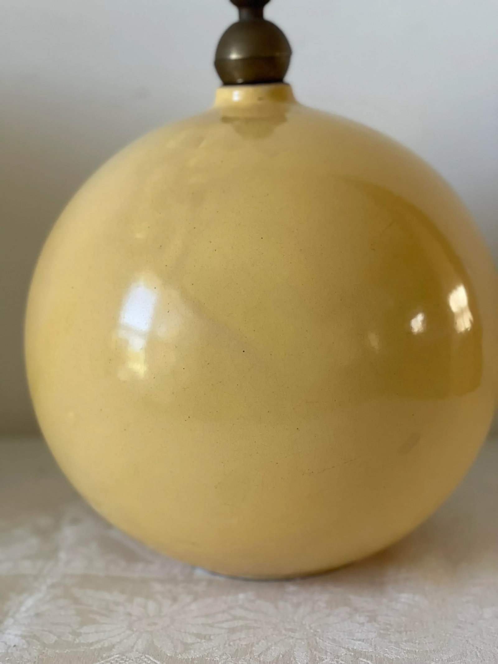1960s French Modern Ceramic Art Lamp - 11