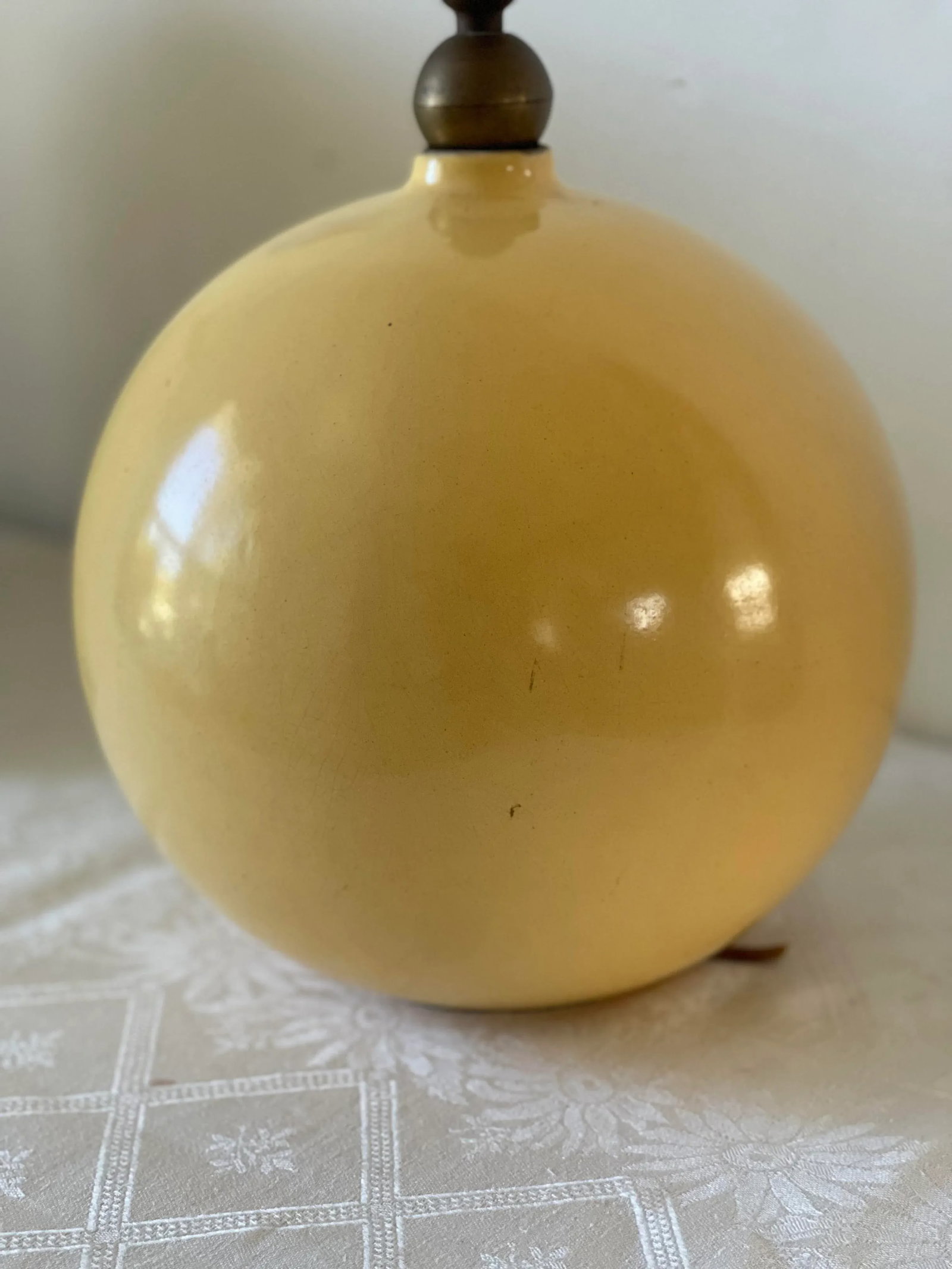 1960s French Modern Ceramic Art Lamp - 7