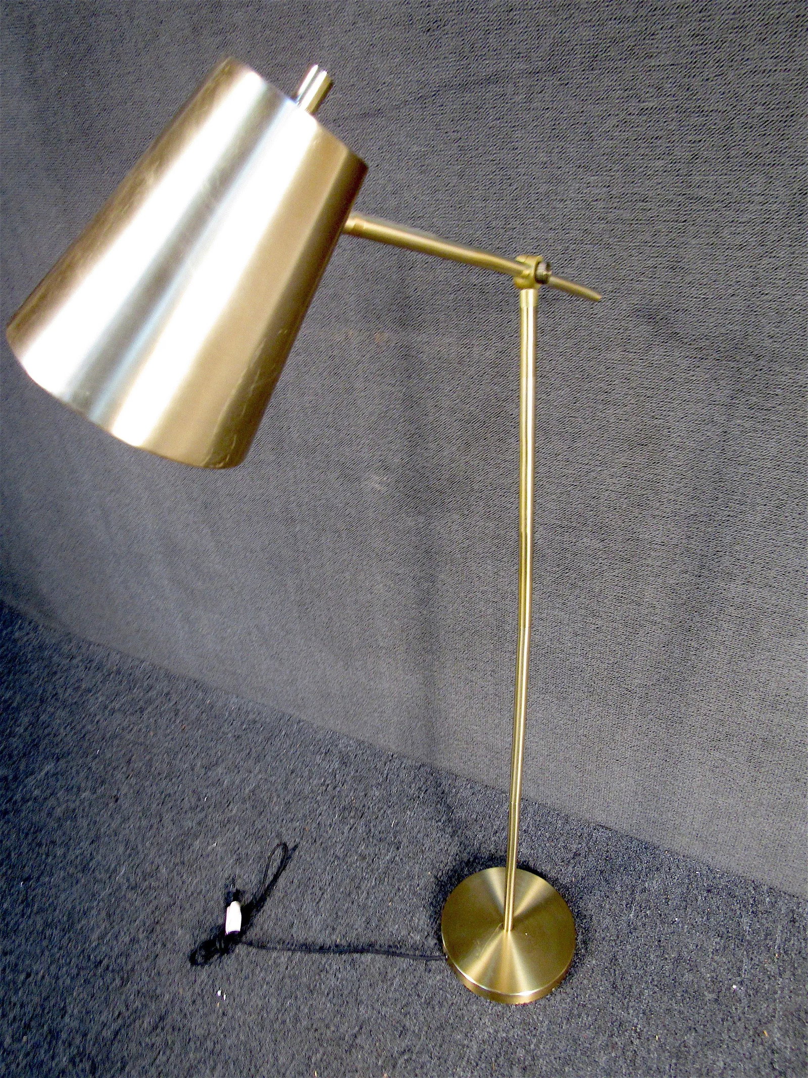 Modern Gold Finish Floor Lamp - 2