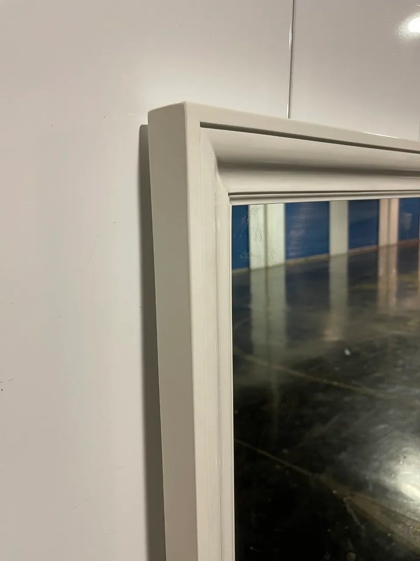 Custom Dressing Mirror in Dove White - 2