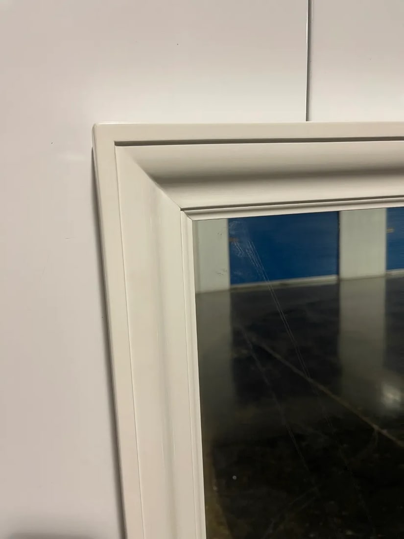 Custom Dressing Mirror in Dove White - 3