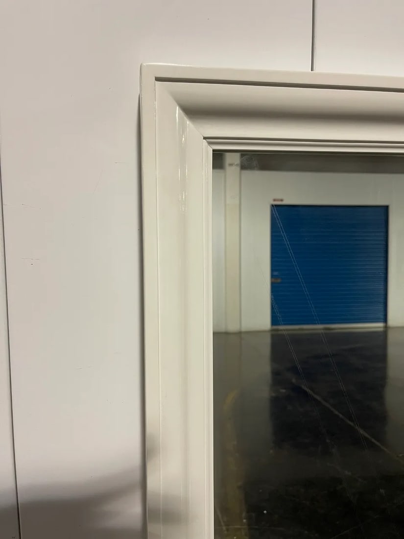 Custom Dressing Mirror in Dove White - 4