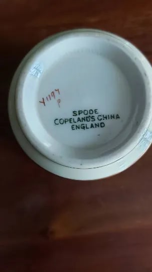 Copeland Spode Green Demitasse Cups Set- 10 Pieces - 3