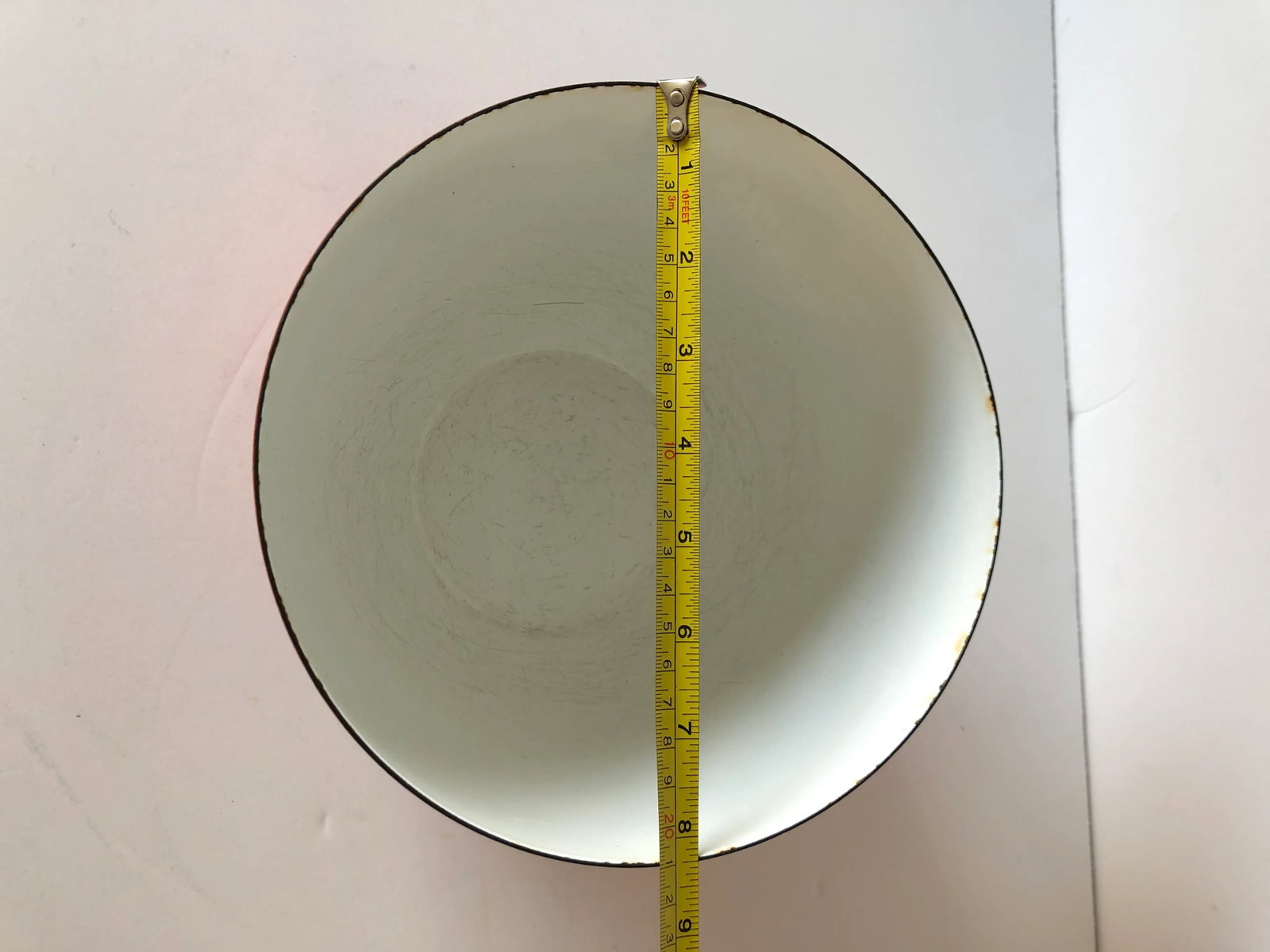 1960s Kaj Franck l Enamel Danish Modern Red and White Bowl - 4