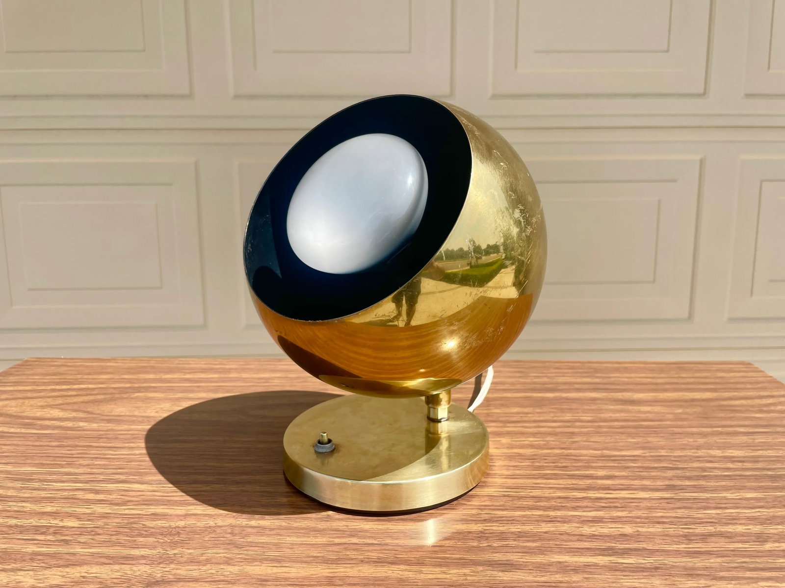 Vintage 1960s Brass Lamp - 10