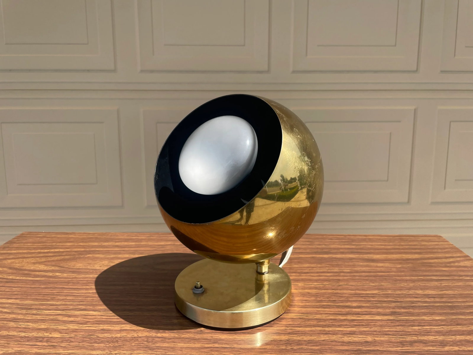 Vintage 1960s Brass Lamp - 2