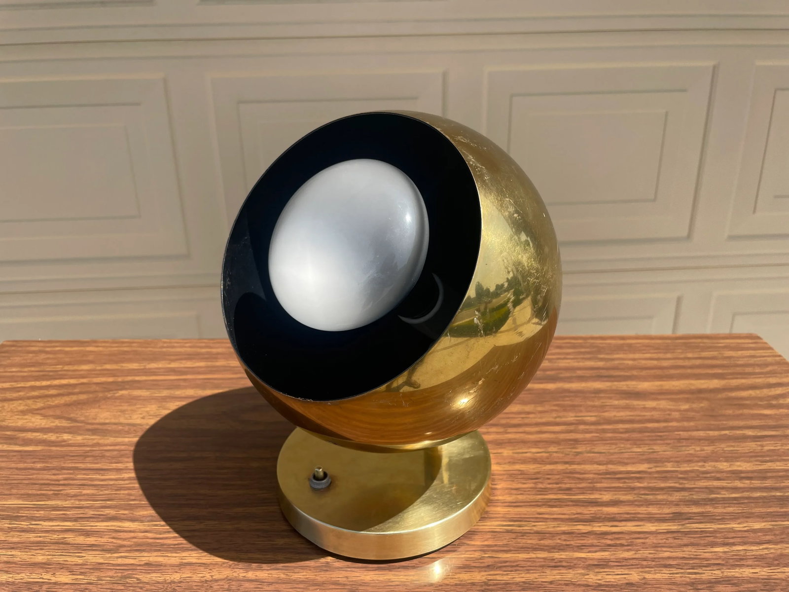 Vintage 1960s Brass Lamp - 3
