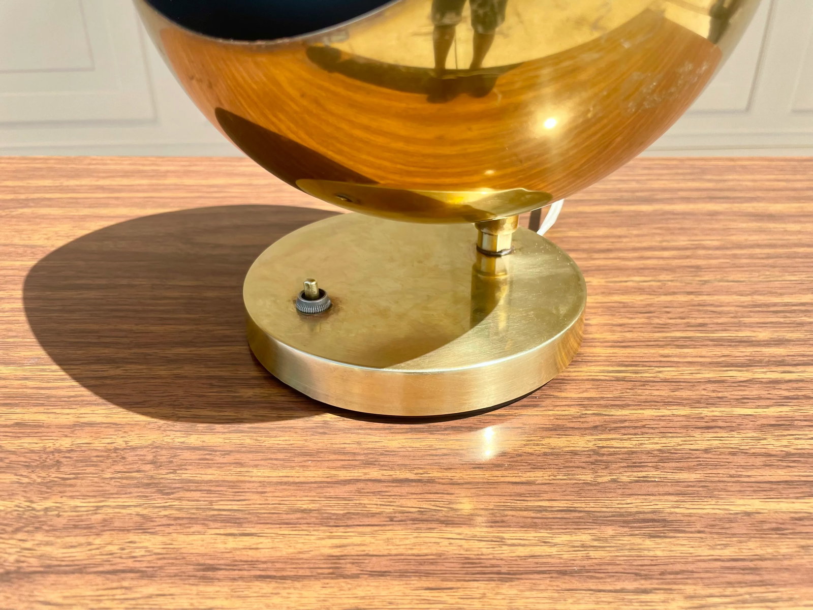 Vintage 1960s Brass Lamp - 6