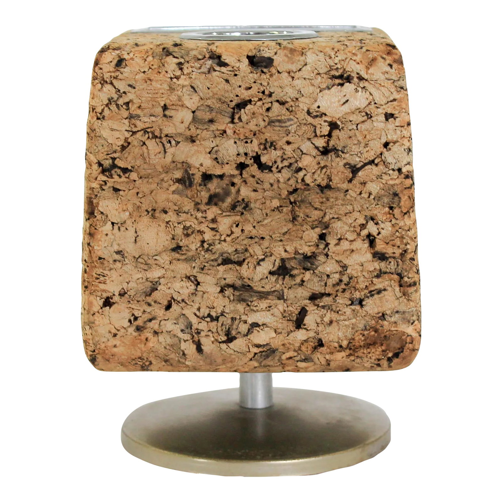 Vintage Park Sherman Swivel Cork Desk Organizer: Vintage cork desk organizer with swivel metal base by Park Sherman. No makers mark. Minor age wear. Condition: Alterations: Original Condition Unaltered Imperfections: Some Imperfections Condition