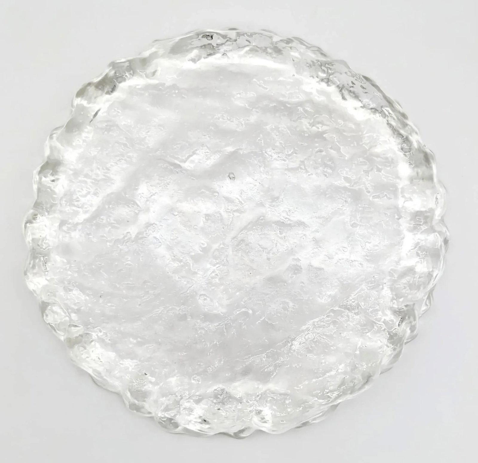 1950s Swedish Glass Cheese Platter - 10