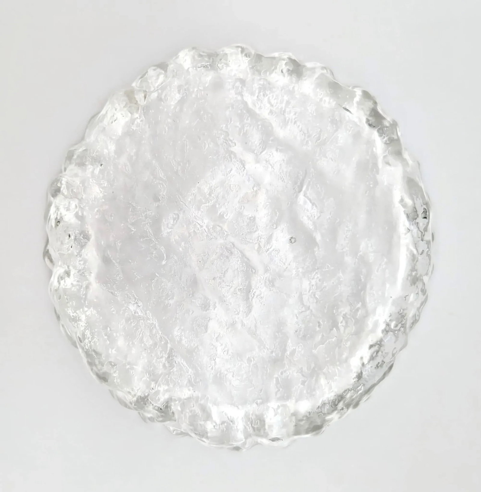 1950s Swedish Glass Cheese Platter - 2