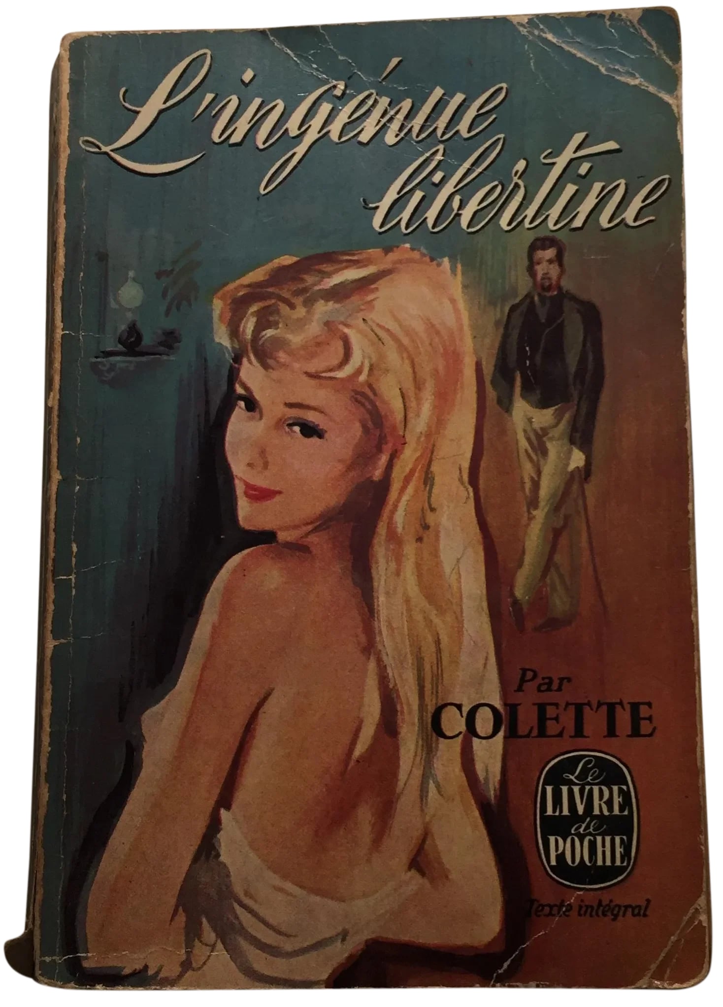 L'ingenue Libertine by Colette, 1950: Paris: Albin Michel, 1950. Le Livre de Poche. Soft cover. 251pp. Pulp fiction cover art. Wear and creases on covers. Spine has small loose edge on bottom. Interior clean and tight. Paris flea market