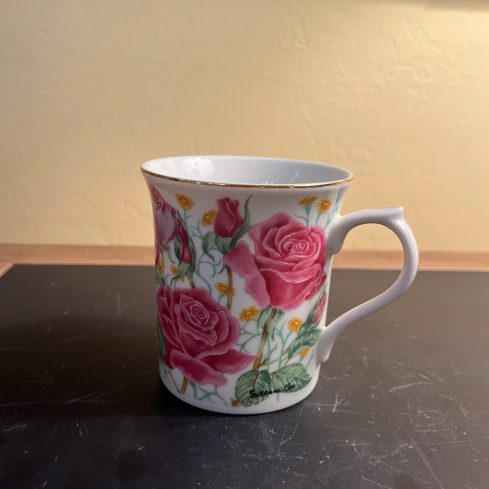 Lenox Bone China Mugs "The Flower Blossom Mug Collection" by Susanne Clee - 8