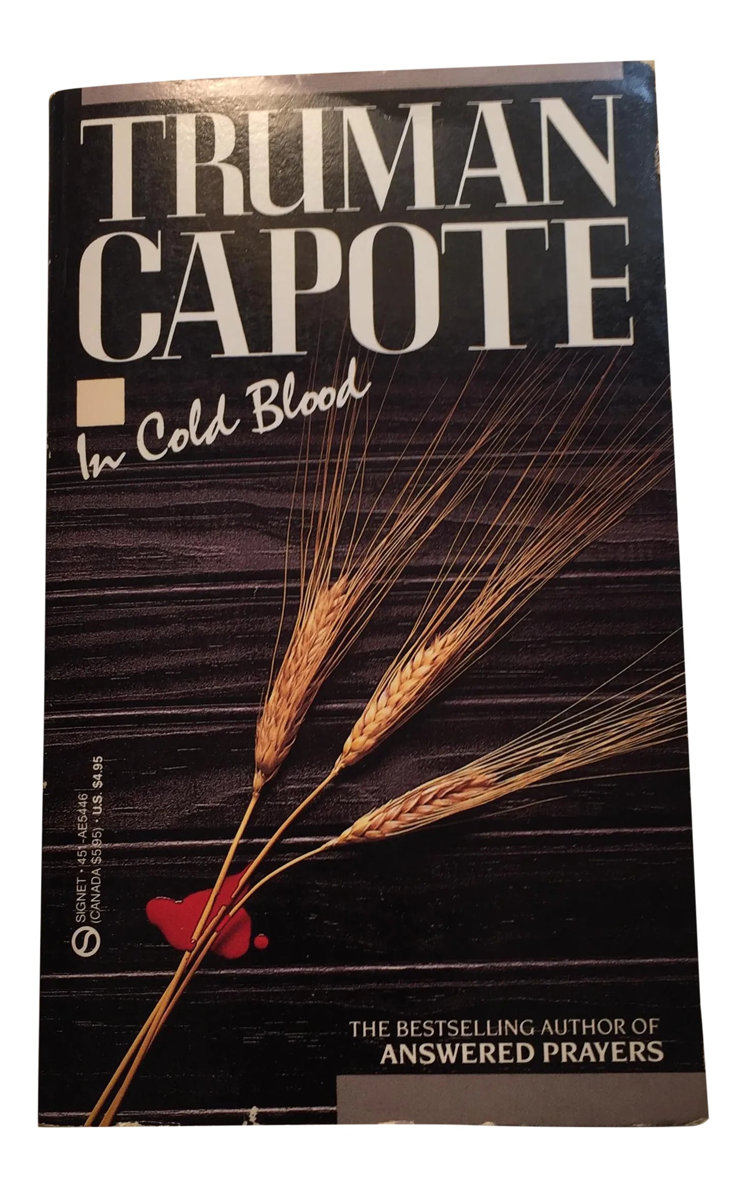Truman Capote, In Cold Blood, Book: Offered is the book, In Cold Blood. New York: New American Library (Signet), 1981. Softcover. 384pp. As unread. Minor edge and wear. Spine untracked. Interior clean and tight. Condition: Condition