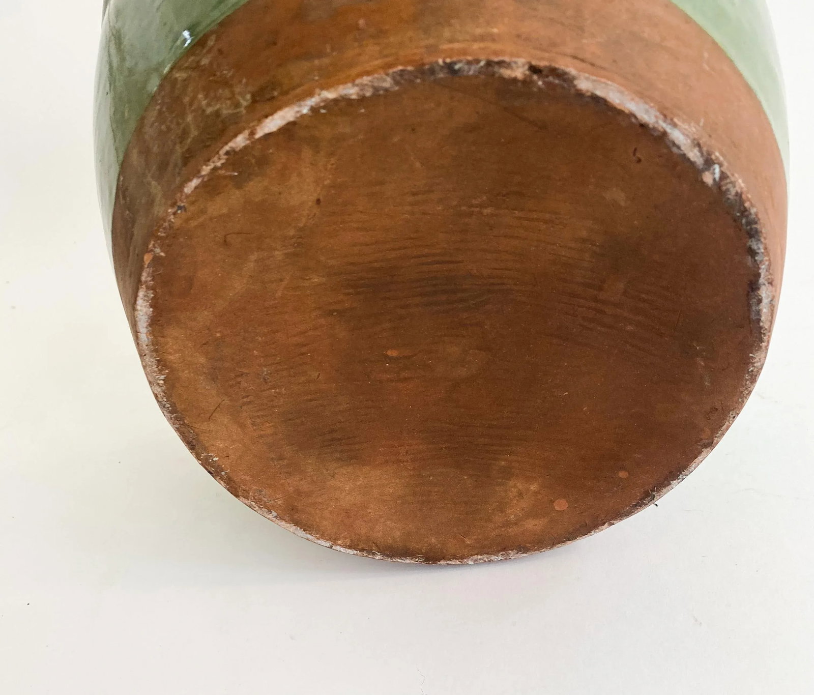 1930s Vintage Celadon-Glazed Terracotta Planter/Vase - 8