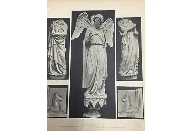 "La Sculpture Francaise Epoque Gothique II" 1925 Book by Jules Roussel - 10