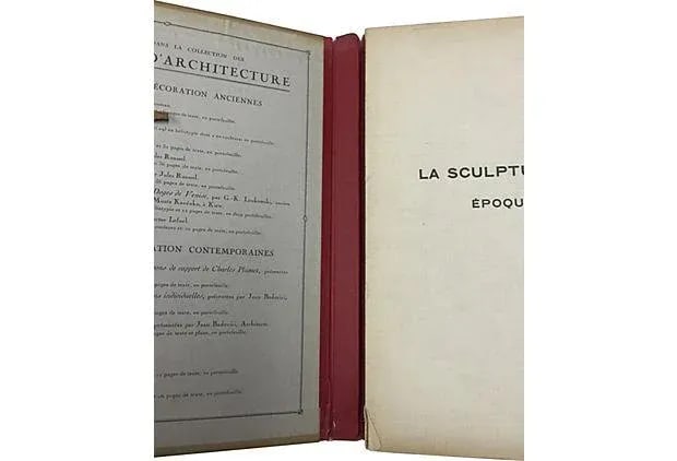 "La Sculpture Francaise Epoque Gothique II" 1925 Book by Jules Roussel - 2