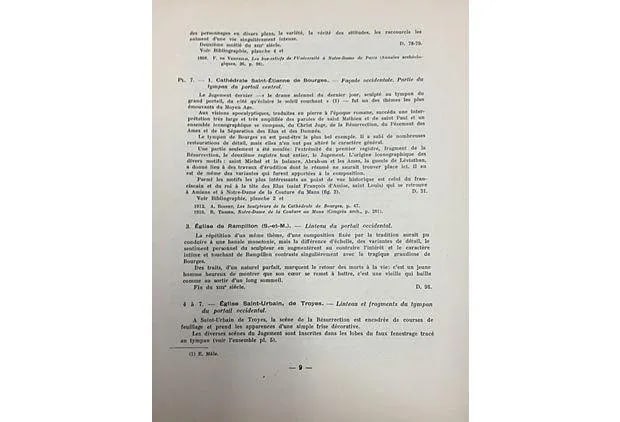 "La Sculpture Francaise Epoque Gothique II" 1925 Book by Jules Roussel - 5