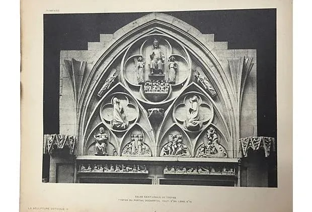 "La Sculpture Francaise Epoque Gothique II" 1925 Book by Jules Roussel - 7