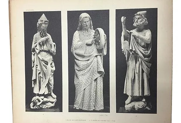 "La Sculpture Francaise Epoque Gothique II" 1925 Book by Jules Roussel - 8