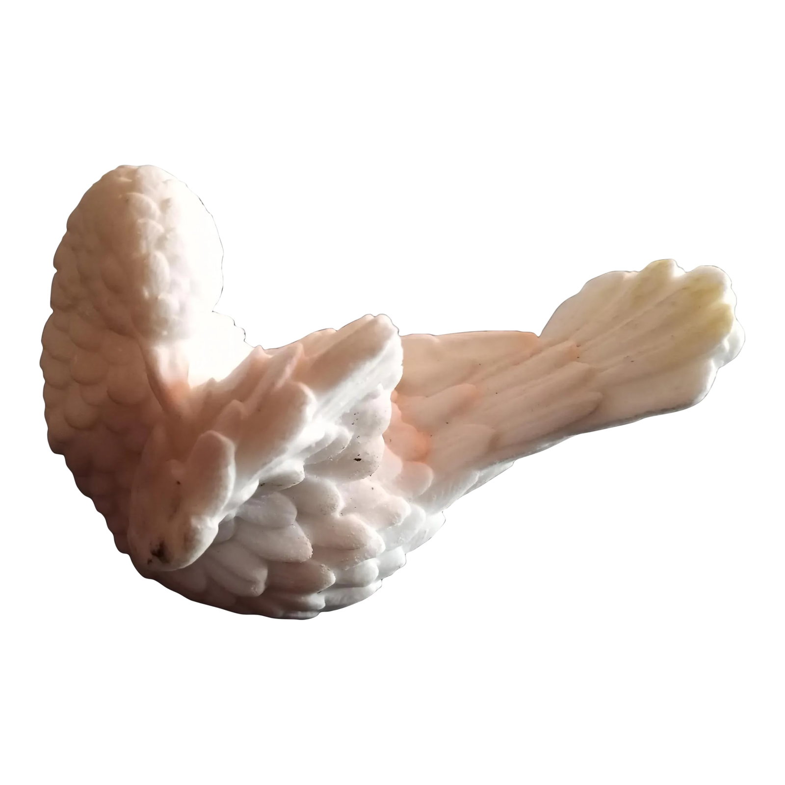 Alabaster Bird Figurine: This is an Alabaster 5" Bird Figurine Procured at auction Condition: Alterations: Original Condition Unaltered Imperfections: Some Imperfections Condition Notes: No damage noted Materials &