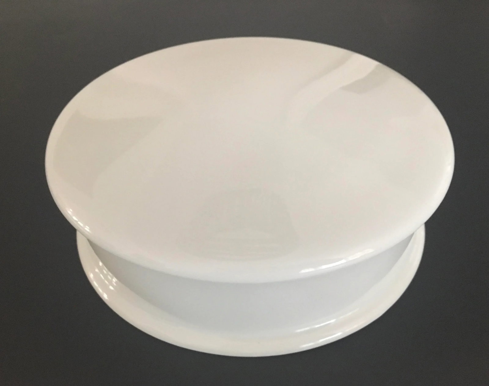 Early 20th Century Vintage Limoges Large Covered Dresser Poweder Dish - 6
