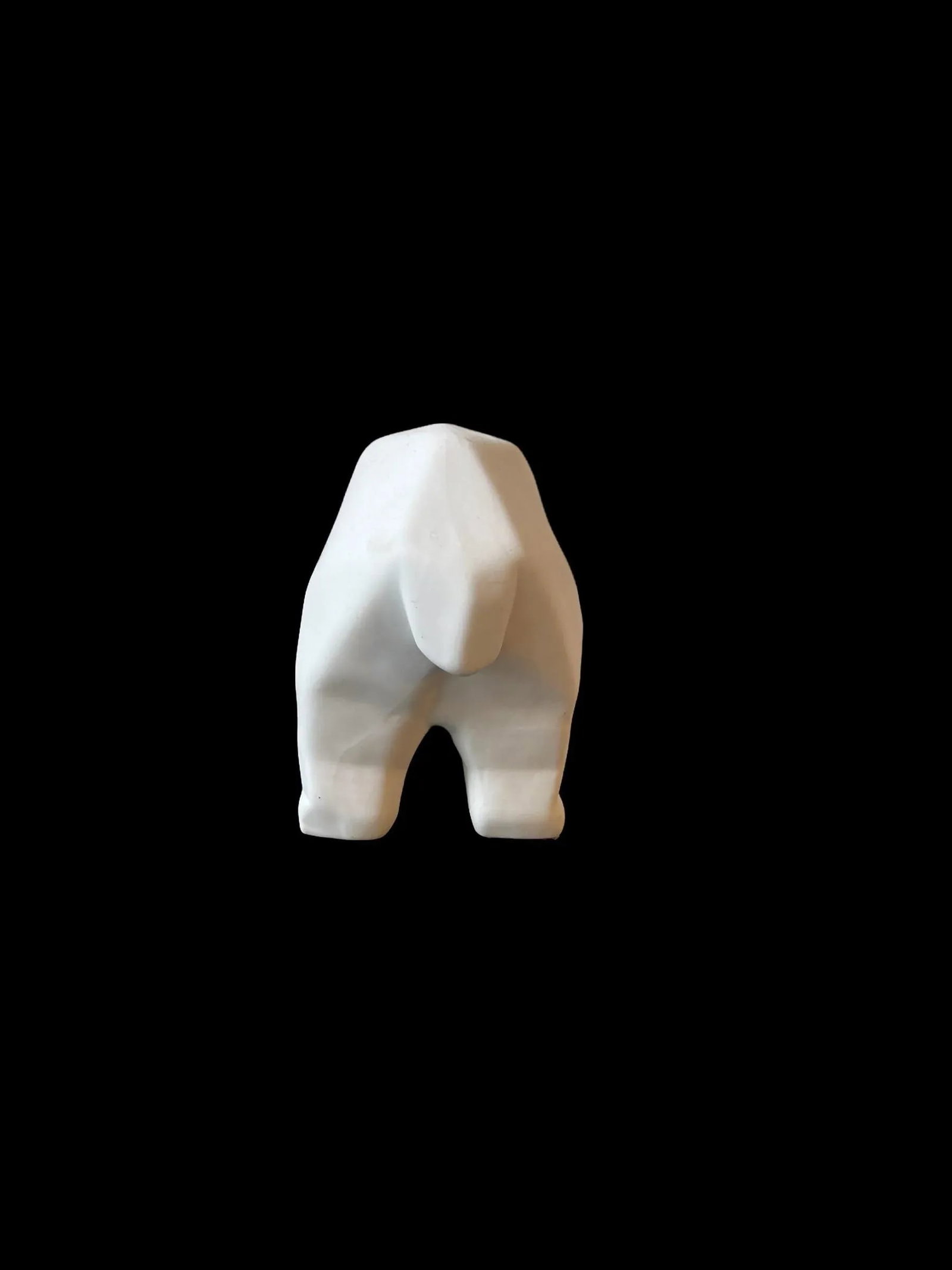Mid 20th Century Cubist Ceramic Polar Bear Sculpture - 7